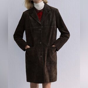 Zara 100% Suede Limited Edition ZW Collection Jacket